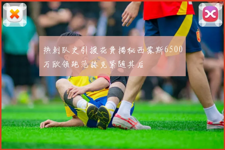 热刺队史引援花费揭秘西蒙斯6500万欧领跑范赫克紧随其后